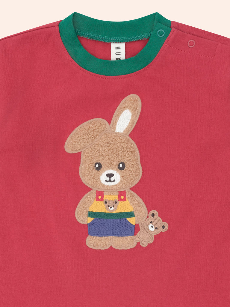 Huxbaby COLOUR BLOCK BUNNY TOP
