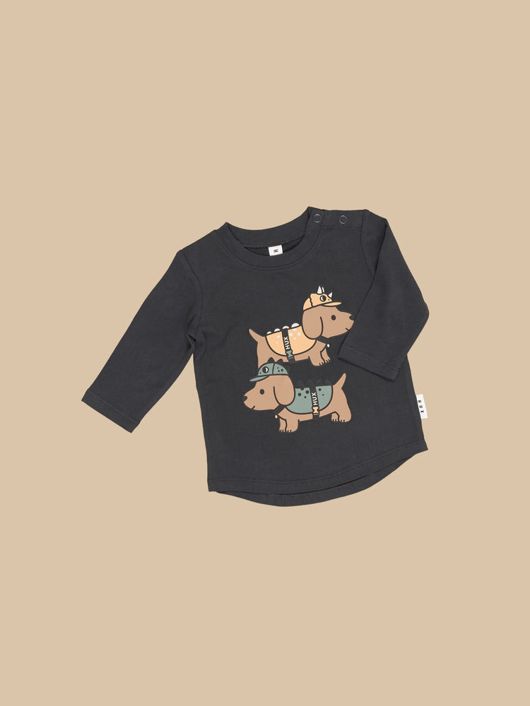 Huxbaby DINO DOG PALS TOP (0-8Y)