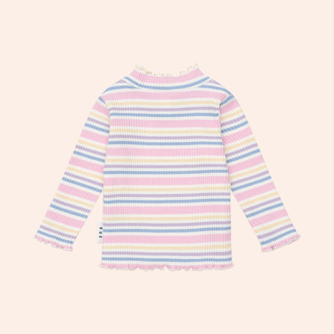 Huxbaby RAINBOW  STRIPE RIB SKIVVY