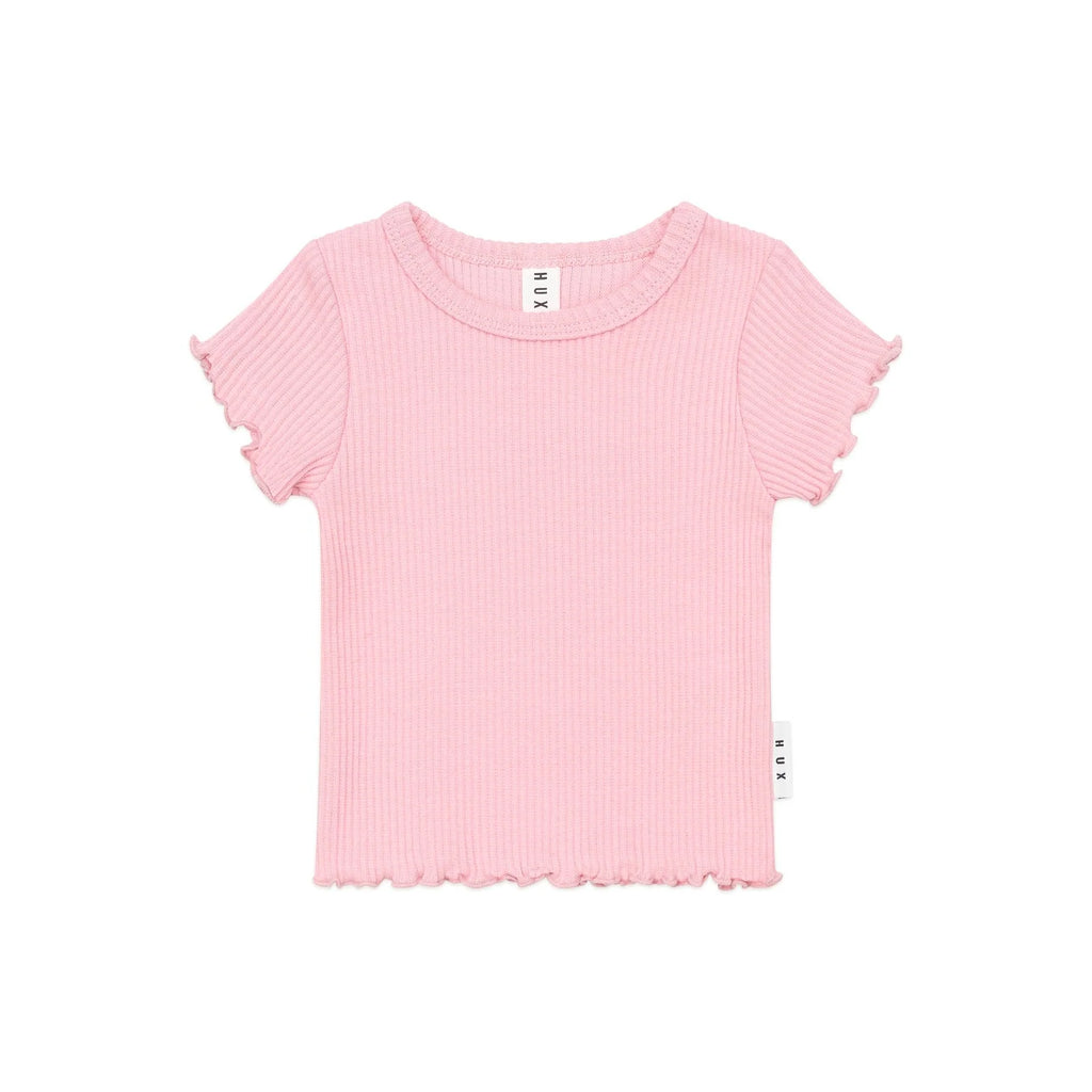 Size 6 Huxbaby I Heart Cake Pinafore Dress and Pink Rib Tee with Free Adorables ice-cream Special Combo