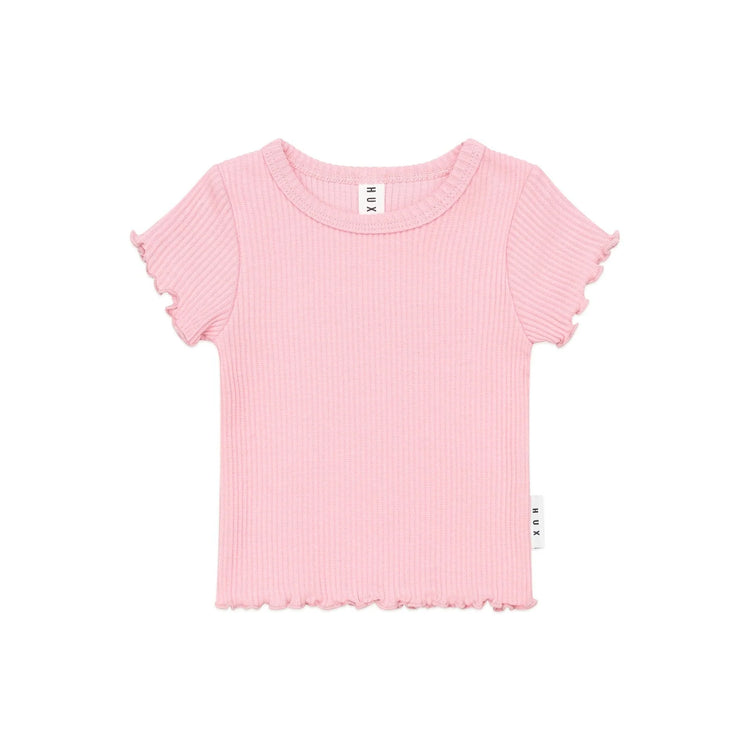 Size 6 Huxbaby I Heart Cake Pinafore Dress and Pink Rib Tee with Free Adorables ice-cream Special Combo