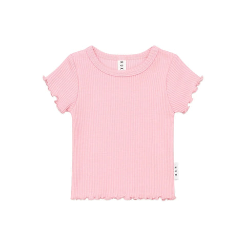 Size 6 Huxbaby I Heart Cake Pinafore Dress and Pink Rib Tee with Free Adorables ice-cream Special Combo