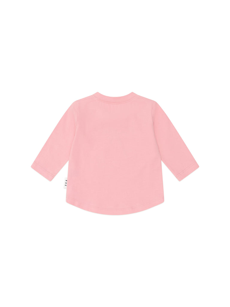 Huxbaby CHERRY BOW PUFF SLEEVE TOP