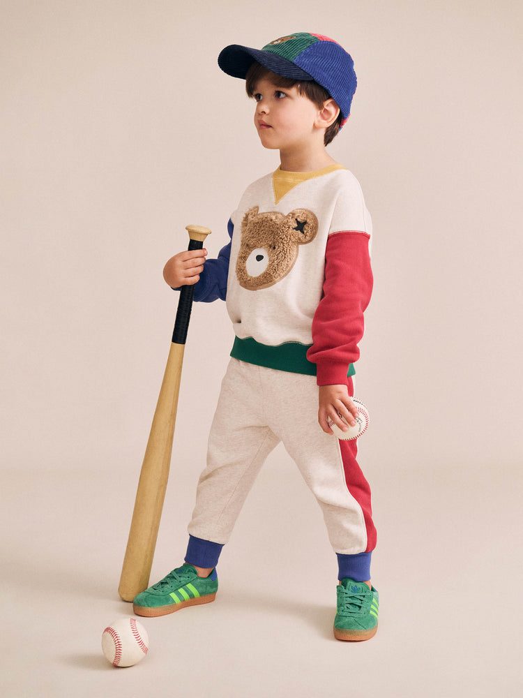 Huxbaby FURRY HUXBEAR COLOUR BLOCK SWEATSHIRT