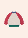 Huxbaby COLOUR BLOCK ZIP SWEAT