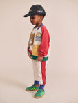 Huxbaby COLOUR BLOCK ZIP SWEAT
