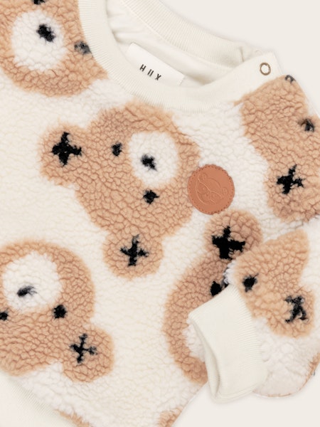 Huxbaby  Huxbear Sherpa Sweatshirt