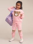 Huxbaby BLUSH  FURRY HUXBEAR TRACK PANT