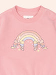 Huxbaby WHIMSICAL RAINBOW SWEATSHIRT