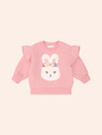 Huxbaby FLOWER FIELD BUNNY SWEATSHIRT