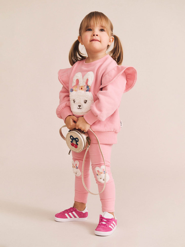 Huxbaby FLOWER FIELD BUNNY SWEATSHIRT