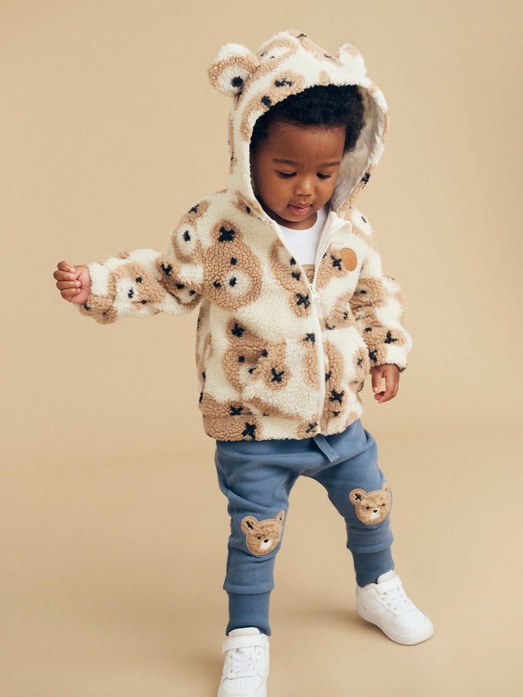 Huxbaby  Huxbear Sherpa Hoodie (3M-8Y)