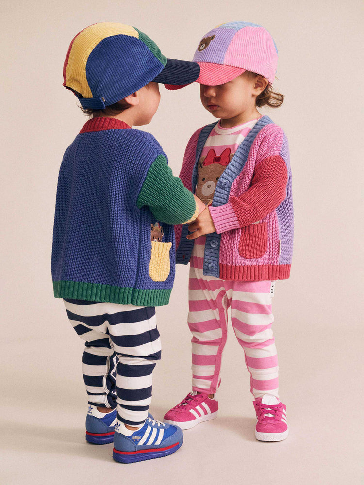 Huxbaby COLOUR BLOCK VARSITY HUX CARDIGAN