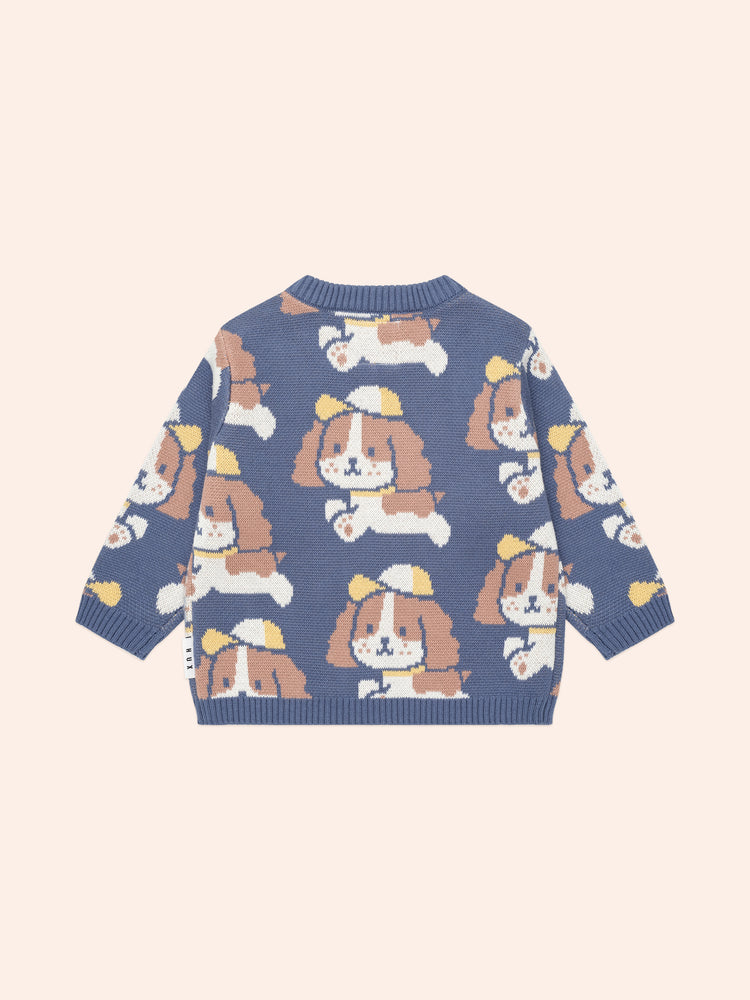 Huxbaby HAPPY PUPPY KNIT JUMPER