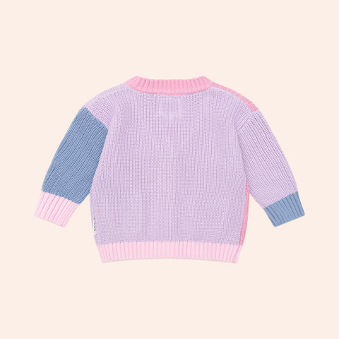 Huxbaby PEEPING POCKET GIRL CARDI