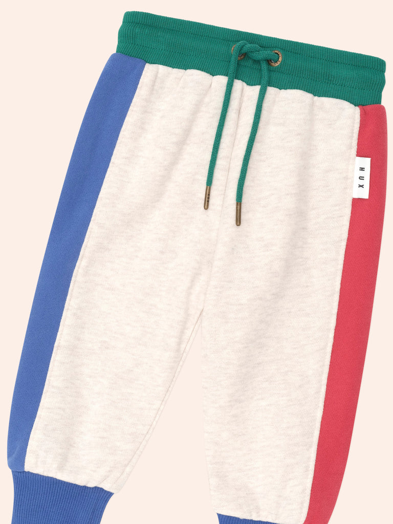 Huxbaby COLOUR BLOCK SPLICE TRACKPANT