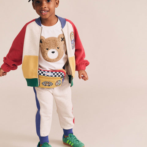 Huxbaby COLOUR BLOCK SPLICE TRACKPANT