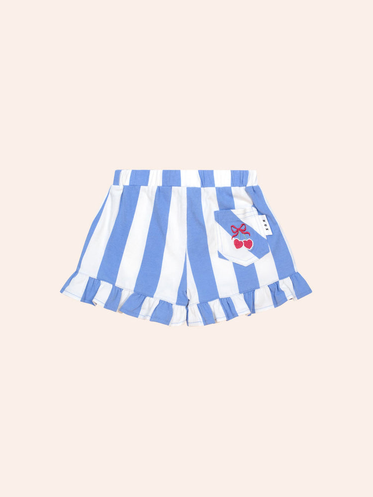 Huxbaby Seaside Cherry Stripe Frill Skort