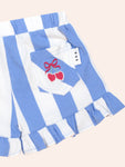 Huxbaby Seaside Cherry Stripe Frill Skort