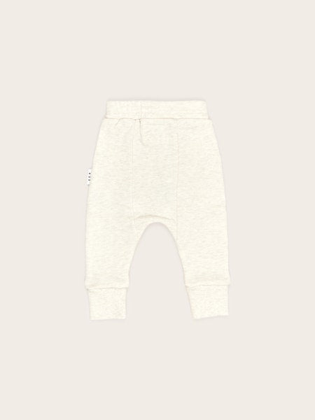 HUXBABY OAT MARLE DROP CROTCH PANT