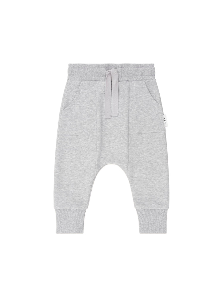 Huxbaby GREY DROP CROTCH TRACKPANT
