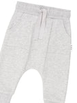 Huxbaby GREY DROP CROTCH TRACKPANT