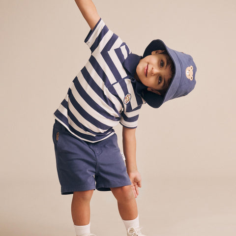 Huxbaby In the Navy Huxbear Chino Shorts