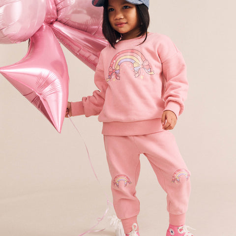 Huxbaby WHIMSICAL RAINBOW TRACKPANT