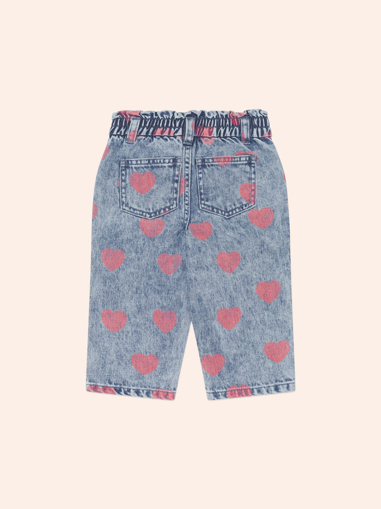 Huxbaby DREAMY DENIM HEARTS JEANS