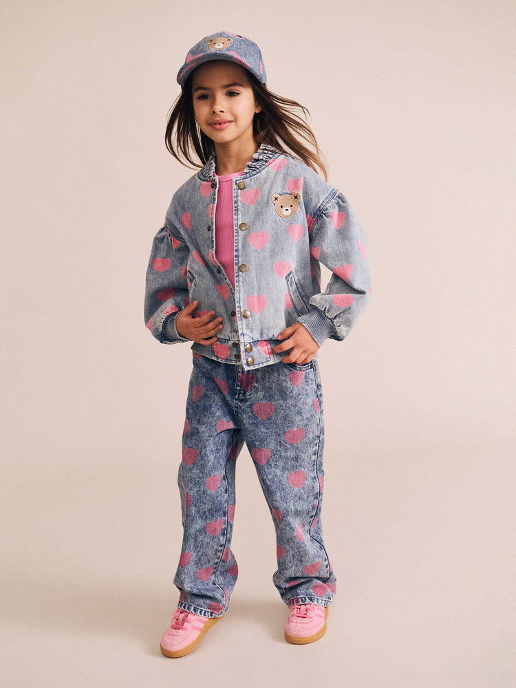 Huxbaby DREAMY DENIM HEARTS JEANS