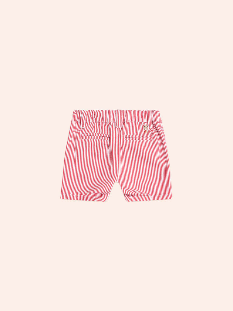 Huxbaby Chill Red Stripe Chino Shorts