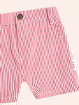 Huxbaby Chill Red Stripe Chino Shorts