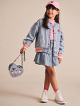Huxbaby I Heart Fruit Denim Shoulder Bag