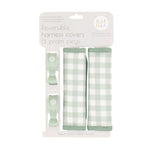 ALL4ELLA Harness Covers & Pram Pegs - Gingham Sage