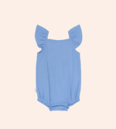 Huxbaby Starwberry Seersucker Bubble Romper