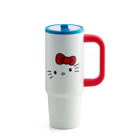 Bobbleware Hello Kitty Hydrate Insulated Tumbler W/ Handle & Flip Straw 30oz/880ml