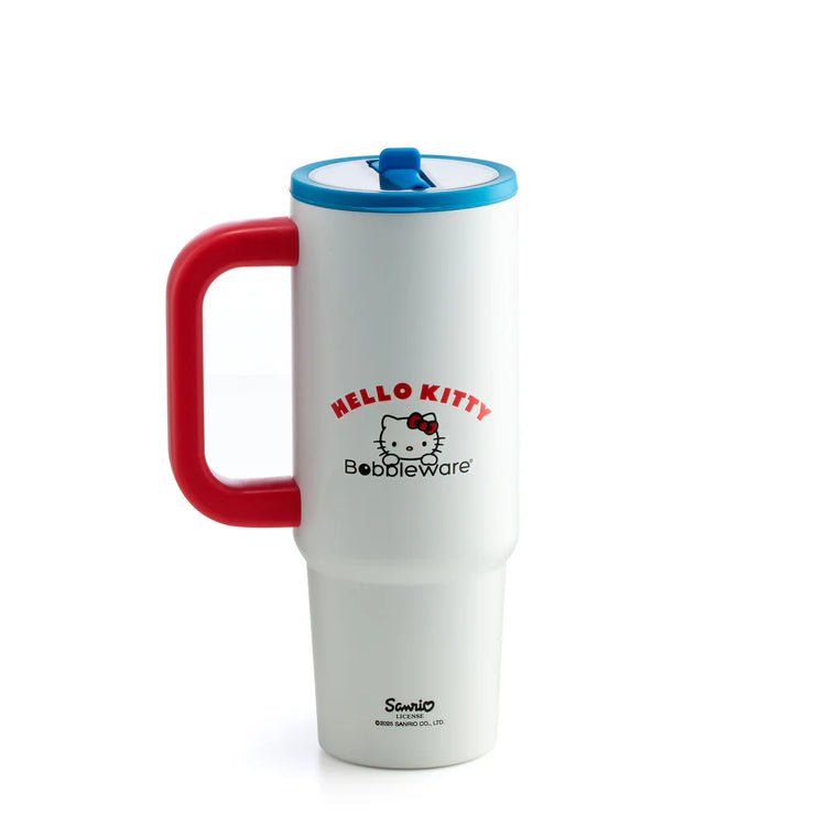 Bobbleware Hello Kitty Hydrate Insulated Tumbler W/ Handle & Flip Straw 30oz/880ml