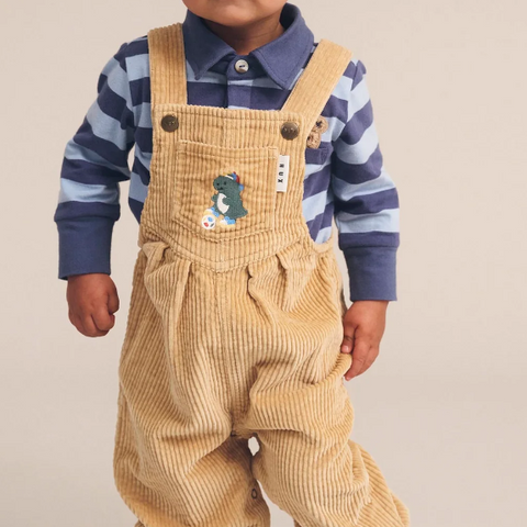 Huxbaby  HONEY  CORD OVERALLS