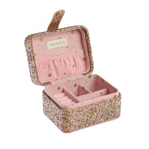 Rockahula Kids Confetti Glitter Gold Jewellery Box