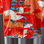 Chinese Style Ibis and Dragon Hanfu Boy Set