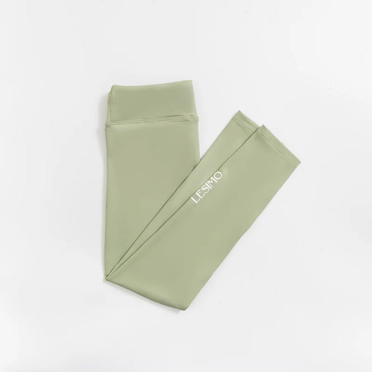 Lesimo Girls MellowTouch Collection Leggings - Avocado Green
