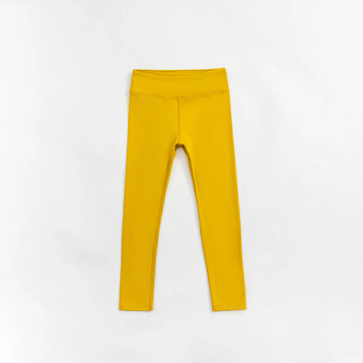 Lesimo Girls MellowTouch Collection Leggings - Mustard Yellow