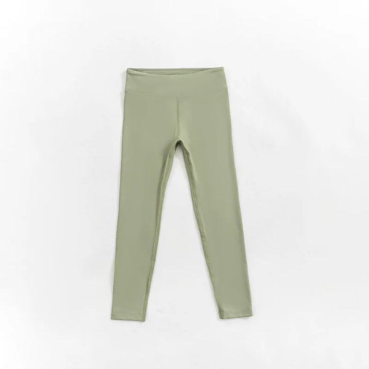 Lesimo Girls MellowTouch Collection Leggings - Avocado Green
