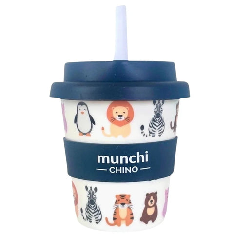 Munchi Chino Zoo Babychino Cup - Straw Included