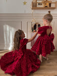 EllieEllie Scarlett Christmas Red Sequins Dress