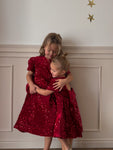 EllieEllie Scarlett Christmas Red Sequins Dress