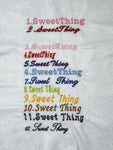 Personalized Embroidery Name tag
