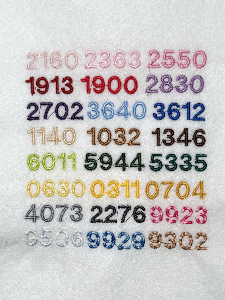 Personalized Embroidery Name tag