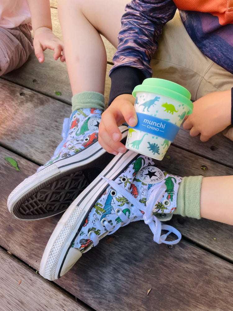 Munchi Chino Dinosaur Babychino Cup - Straw Included