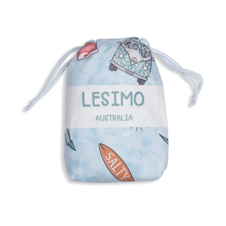 Lesimo Sand Free Kids Hooded Towel - Surf Fun